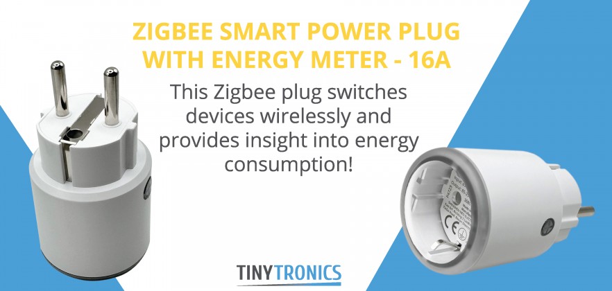 Zigbee Smart Power Plug with Energy Meter - 16A