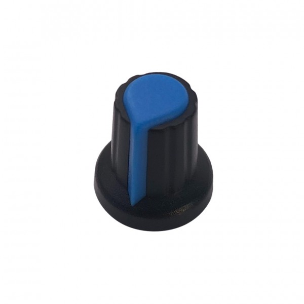 Potentiometer Knob Black-Blue