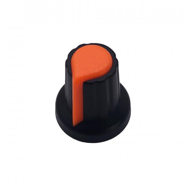 Potentiometer Knob Black-Orange