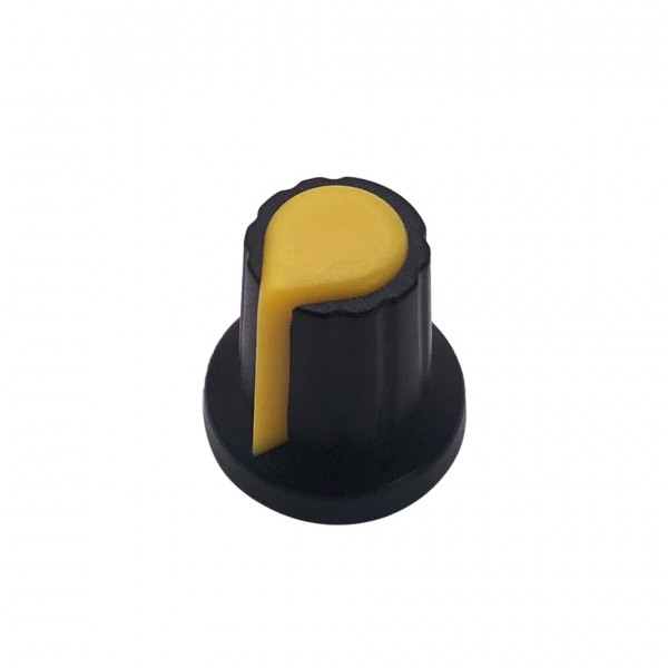 Potentiometer Knob Black-Yellow