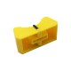 Slide Potmeterknop Geel-Zwart - 4mm