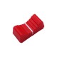Slide Potmeterknop Rood-Wit - 8mm