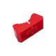Slide Potmeterknop Rood-Wit - 8mm