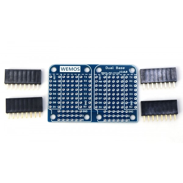 Wemos Dual Base for D1 Mini