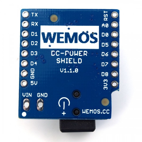 Wemos DC Power Shield for D1 Mini