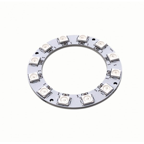 SK6812 Digitale 5050 RGB LED Ring - 12 LEDs - Wit