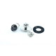 GX16-3 Connector Set - with Mount Plate