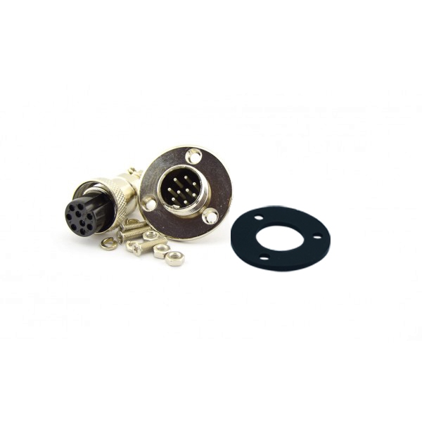 GX16-9 Connector Set - with Mount Plate