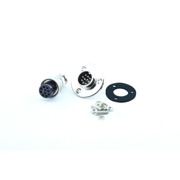 GX16-10 Connector Set - with Mount Plate