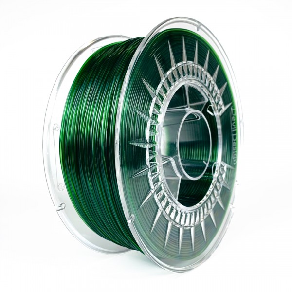 Devil Design PETG Filament 1.75mm - 1kg - Green Transparent