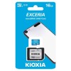Kioxia Exceria 16GB Class 10 UHS-I MicroSDHC Kaart met SD-kaart Adapter