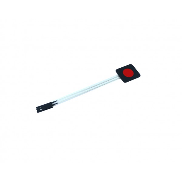 Membrane Keypad - 1 Button - Red