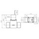 Magneetventiel - Bi-stabiel - 5V - Messing - G1/2