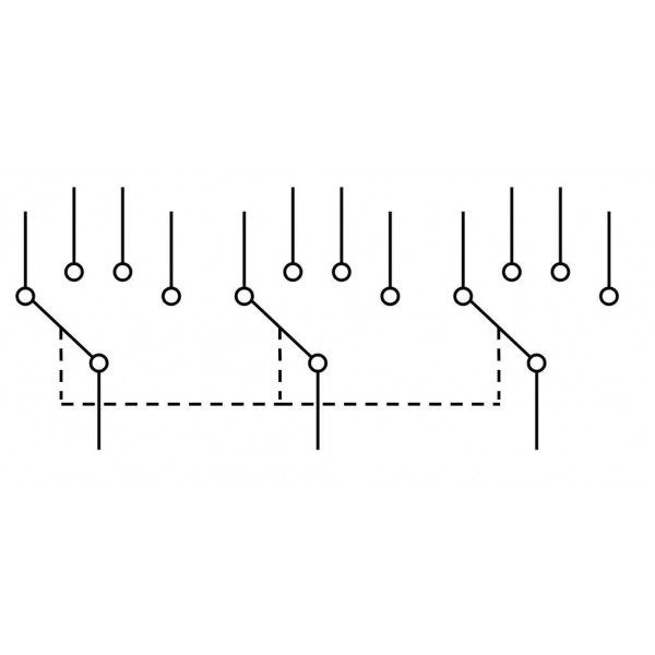 Draaischakelaar - 3x4 Standen