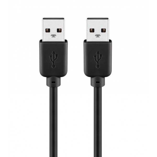 Goobay 93593 USB-A USB-A 2.0 Cable - 1.8m - Black