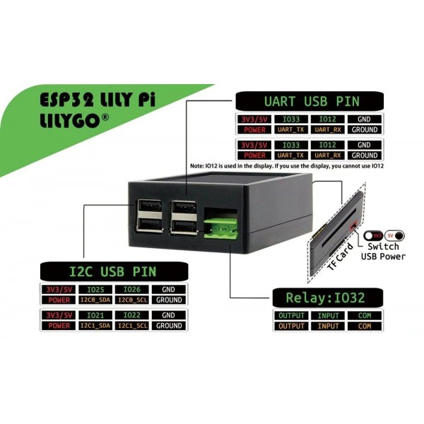 LilyGO LILY Pi ESP32 - with 3.5 inch IPS Capacitive Touch Screen