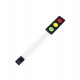 Membraan Keypad - 3 Knoppen - Rood-Geel-Groen