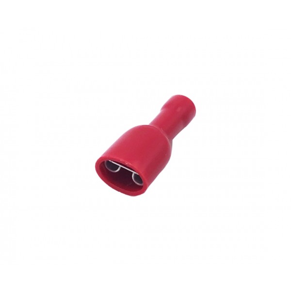 Disconnect Cable Lug Female - 0.5-1.5mm² - 6.3x0.8mm - Insulated