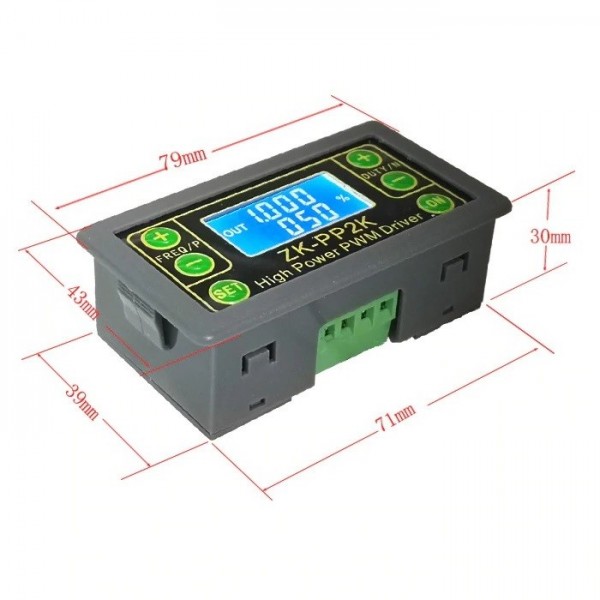 ZK-PP2K DC-Motor Tester - PWM Controller - 8A