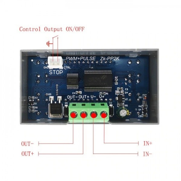 ZK-PP2K DC-Motor Tester - PWM Controller - 8A