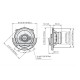 Pioneer TS-A1370F Speaker Set - 3-way Coaxial - 4Ω 50W - 13cm