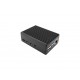 Raspberry Pi 4 Behuizing - Passieve Koeling - Aluminium - Grijs