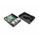 Raspberry Pi 4 Behuizing - Passieve Koeling - Aluminium - Grijs