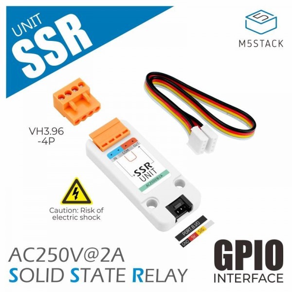 M5Stack SSR Unit - Solid State Relay - 1 Channel - 2A