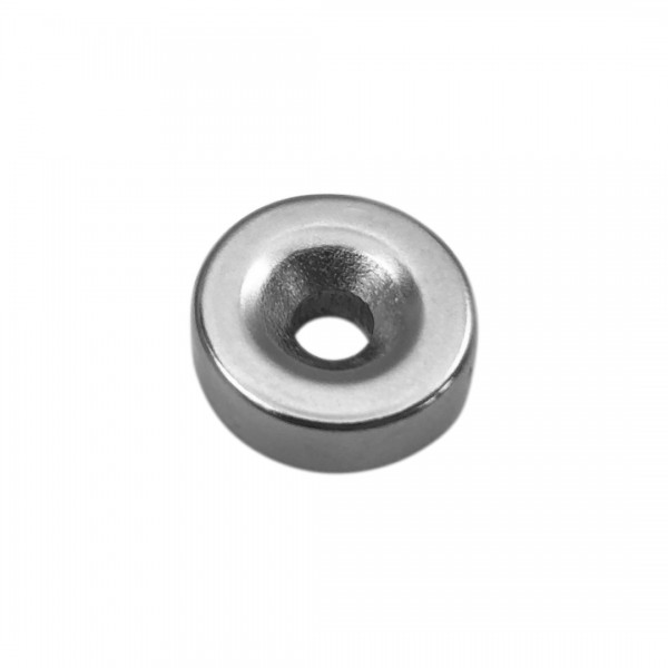 Neodymium Magnet 15x5mm - with 4mm Countersunk Mounting Hole