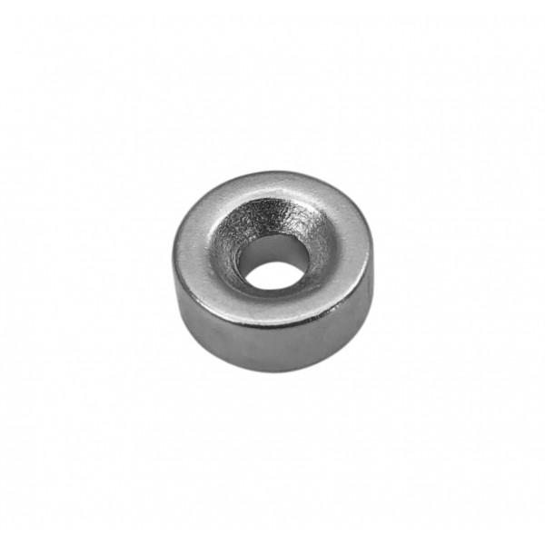 Neodymium Magneet 12x3mm - met 4mm Verzonken Montagegat