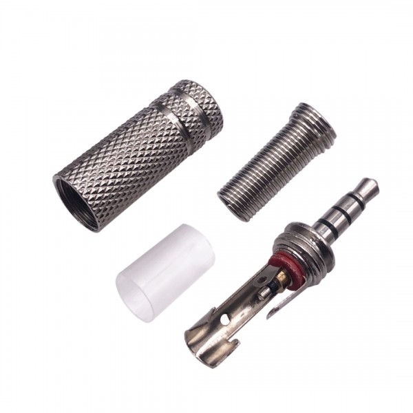 Audio Jack - 3.5mm Male TRRS - Metal - 14mm