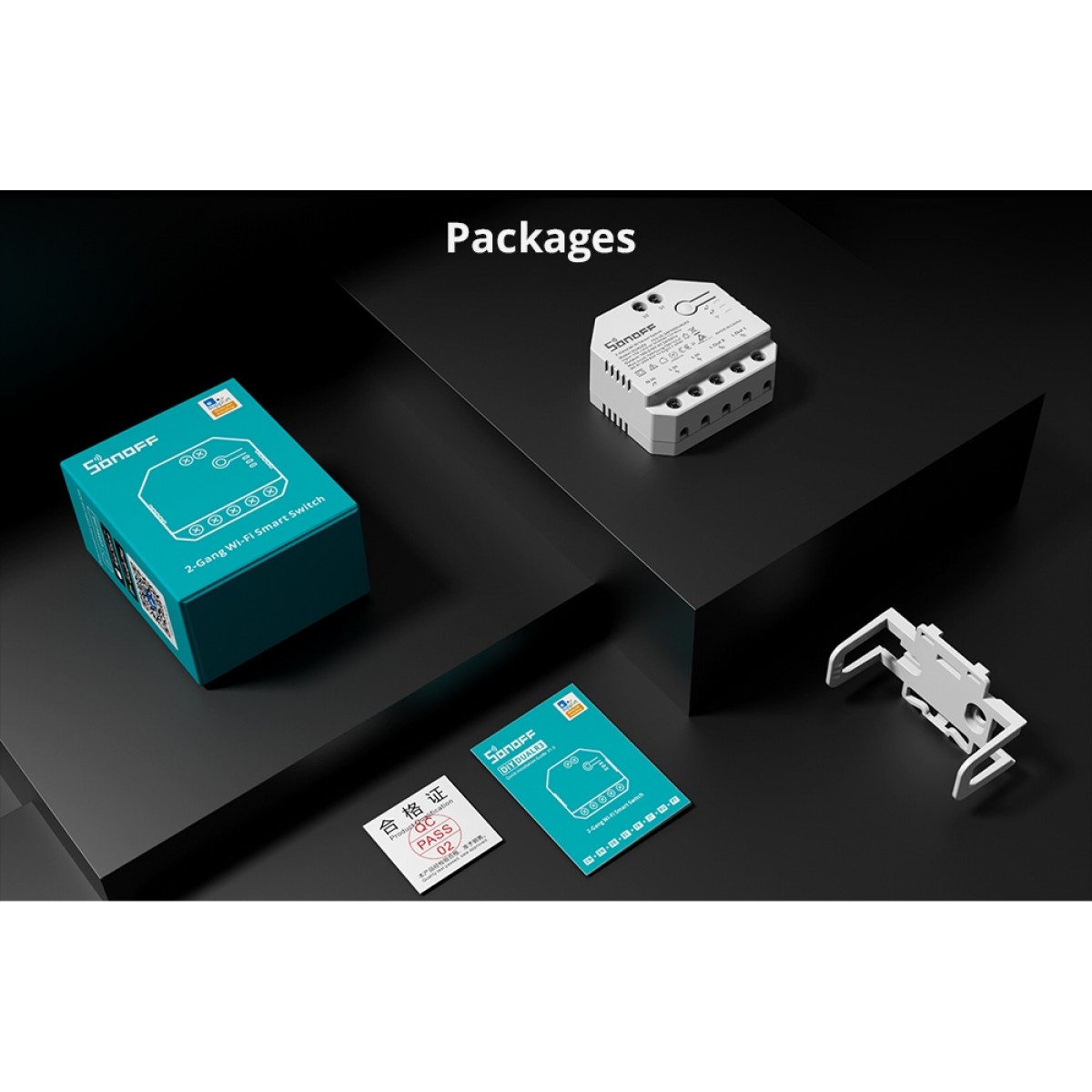 Sonoff Dual R3 - Wi-Fi Switch with Power Meter - SONOFF-DUALR3