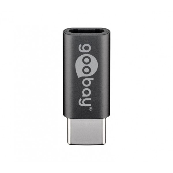 Goobay 56635 USB-C Male naar Micro USB Female Adapter