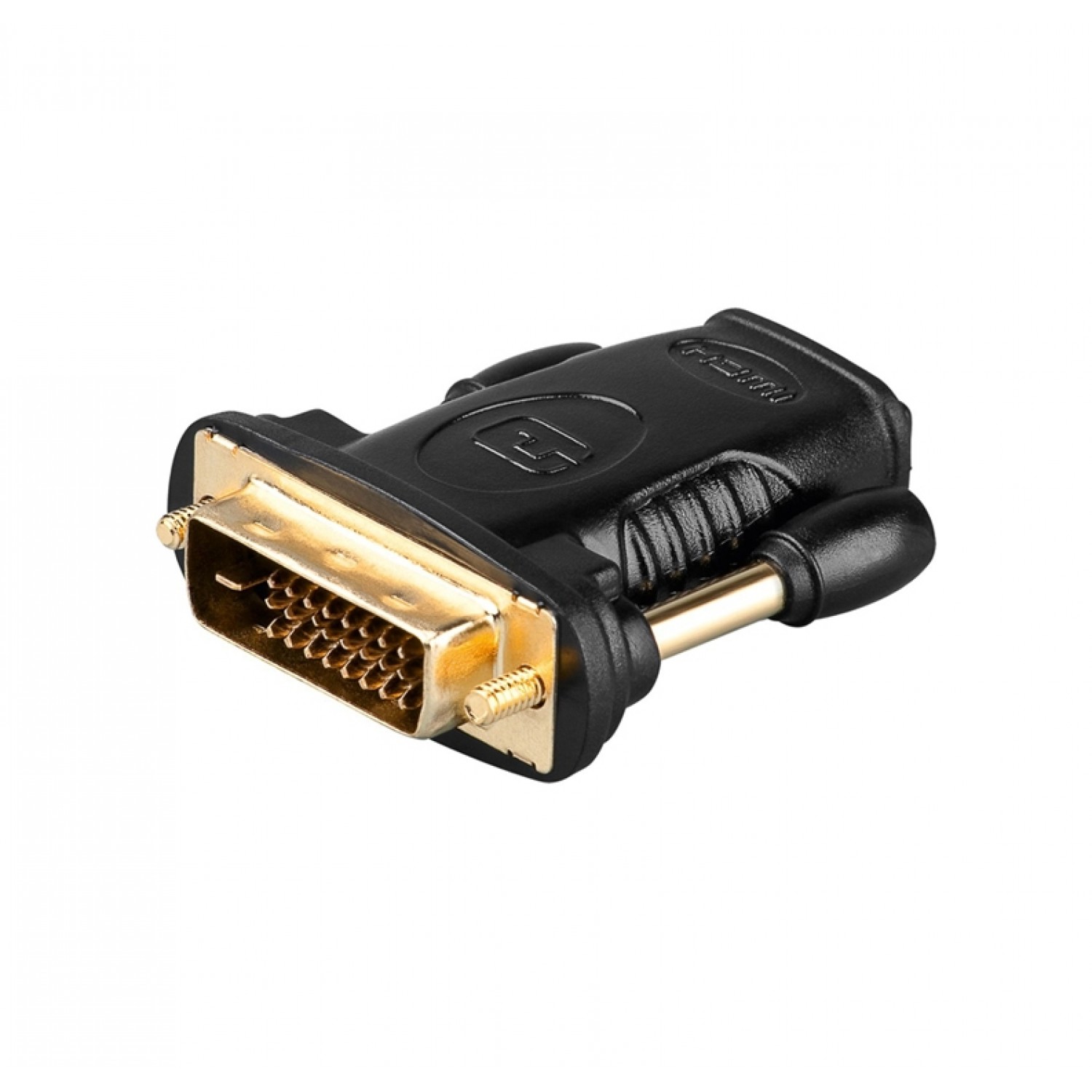 Goobay 68098 Adattatore HDMI To DVI-D - Convertitore Segnale Video Da HDMI A DVI, Nickel E Nero