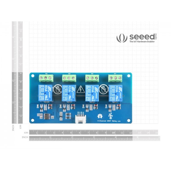 Seeed Studio Grove 4-Channel SPDT Relay - I2C - with Enclosure