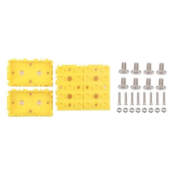 Seeed Studio Wrapper - 1x2 - Geel - 4 stuks