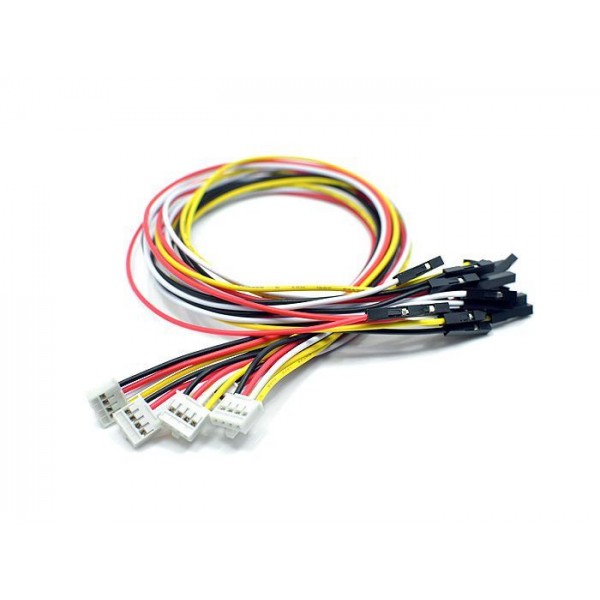 Seeed Studio Grove met Vergrendelingsclip naar DuPont Female 4p Kabel - 30cm - 5 stuks