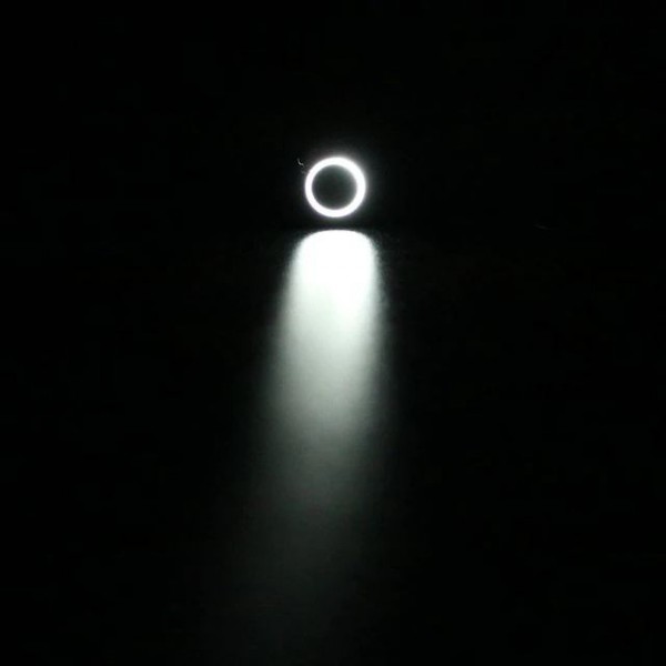 Metal Push Button 16mm - Raised - Reset - with 3-6V White LED