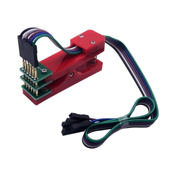 Testsonde met Klem - Pogo Pin 1x6p