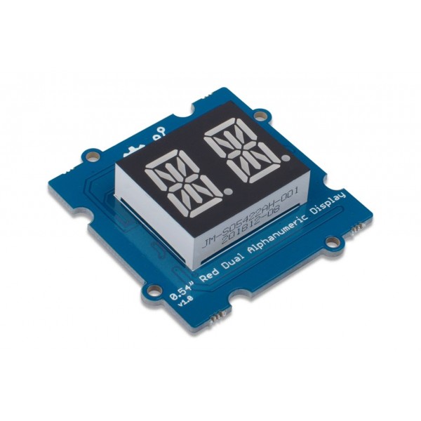 Seeed Studio Grove 0.54 inch Red Dual Alphanumeric Display - HT16K33