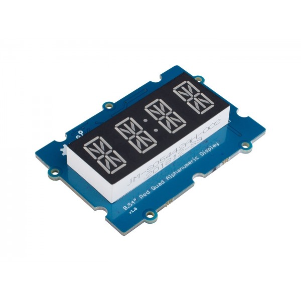 Seeed Studio Grove 0.54 inch Red Quad Alphanumeric Display - HT16K33