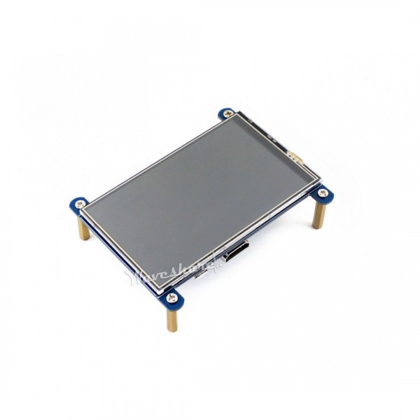 B-STOCK - Waveshare 4 inch HDMI IPS-TFT-LCD Display IPS 800*480 pixels met Touchscreen - Raspberry Pi Compatible