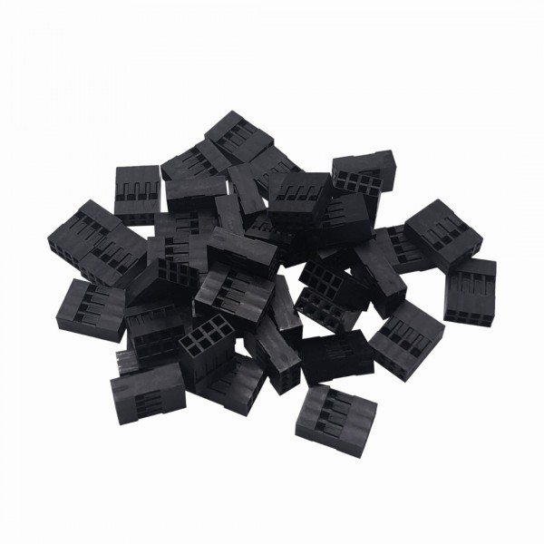 DuPont Compatible Plastic Connector Housing - 2x4P - 1000 pieces