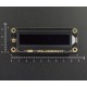 DFRobot Gravity I2C 16x2 LCD with RGB Font Display - Black Background