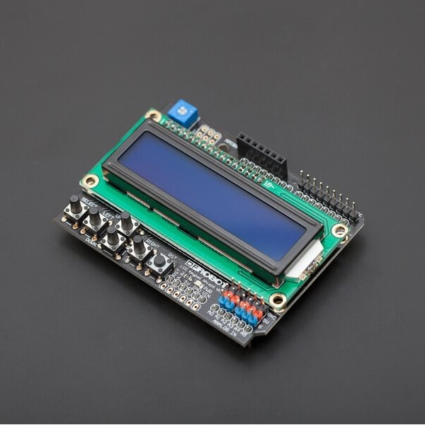 DFRobot Gravity 1602 LCD Keypad Shield - for Arduino