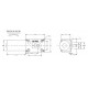 Aslong A58SW-31ZY DC-Transmissiemotor 24V - 100RPM
