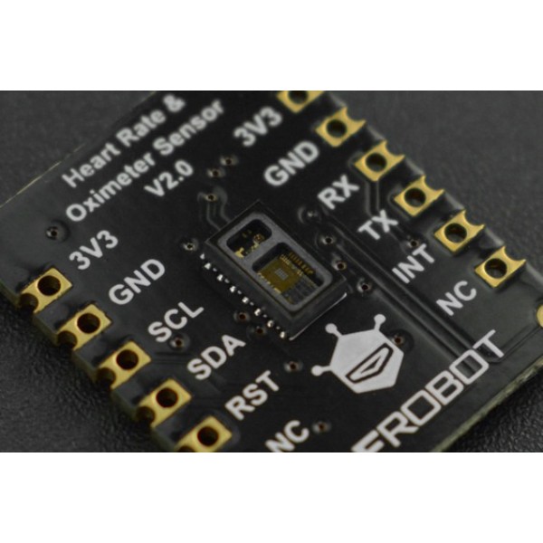 DFRobot Fermion MAX30102 Hartslag- en Oximetersensor V2