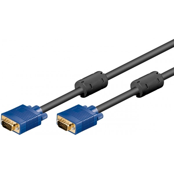 Goobay 93368 SVGA Cable - Gold-Plated - 1.8m