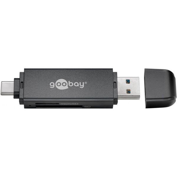 Goobay 58261 USB-A USB-C 3.0 - 2 in 1 SD-Kaart lezer