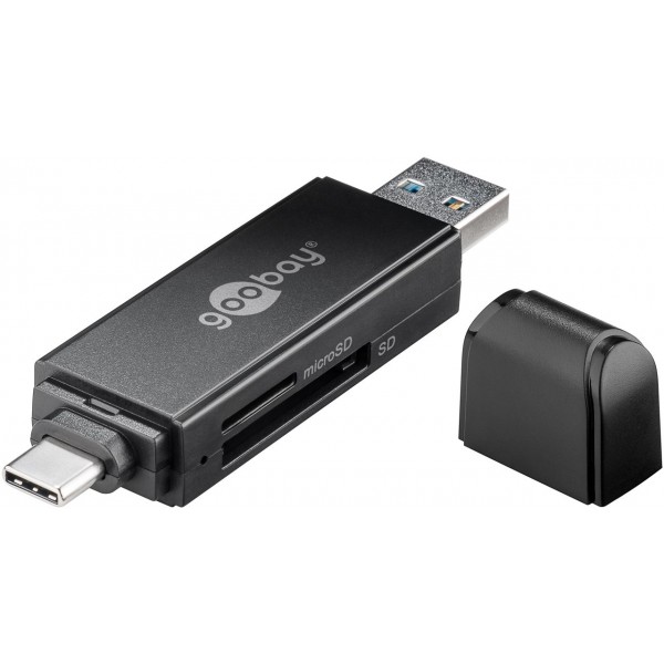 Goobay 58261 USB-A USB-C 3.0 - 2 in 1 SD-Kaart lezer